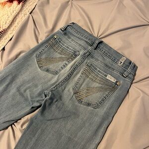 7 for all mankind Tailorless Dojo Jeans light/medium wash size 24